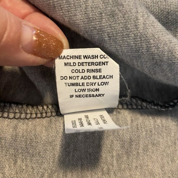 Gray Half-Zip Men's Sweatshirt - Picture 9 of 9